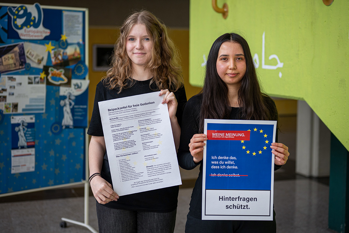 Preisträgerinnen des 73. Europäischen Wettbewerbs 2026 - Emma Adrian-Papworth (links) und Emilia Pratan Banha (rechts) | Foto: BK GuT